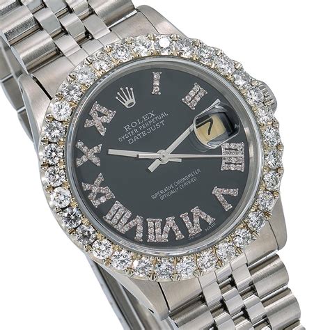 rolex oyster datejust 36mm diamond bezel|rolex datejust 36 oystersteel.